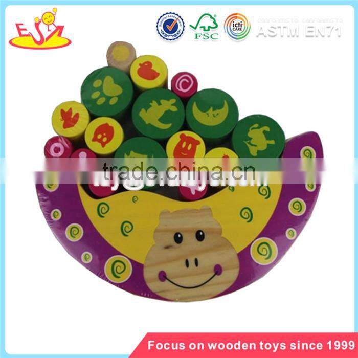 Wholesale most popular wooden balance game toy interesting kids wooden balance game toy W11F010