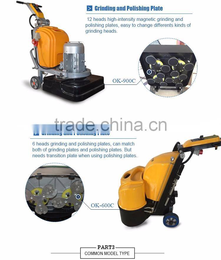 Single disc marble floor polishing machine