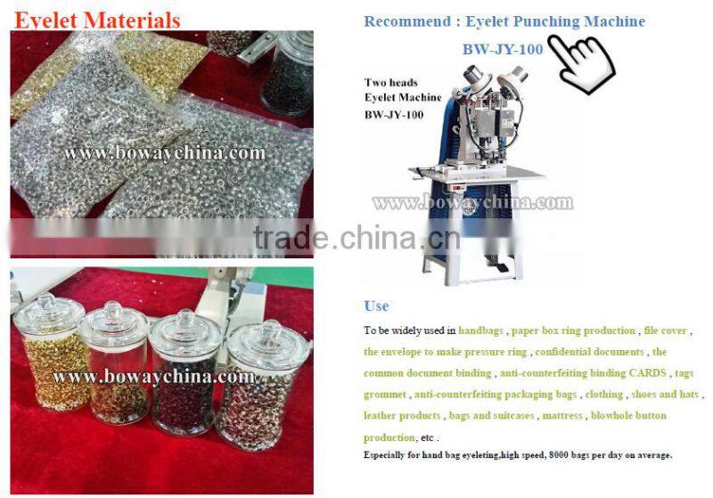 hand bag hat shoe envelope Garment hole punching metal aluminium eyelet black