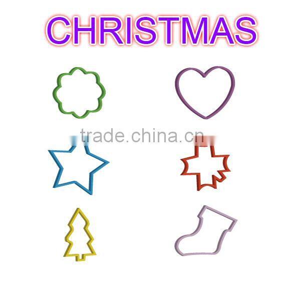 2015Hot sold gifts,Colorful and variety Shaped rubber bands,