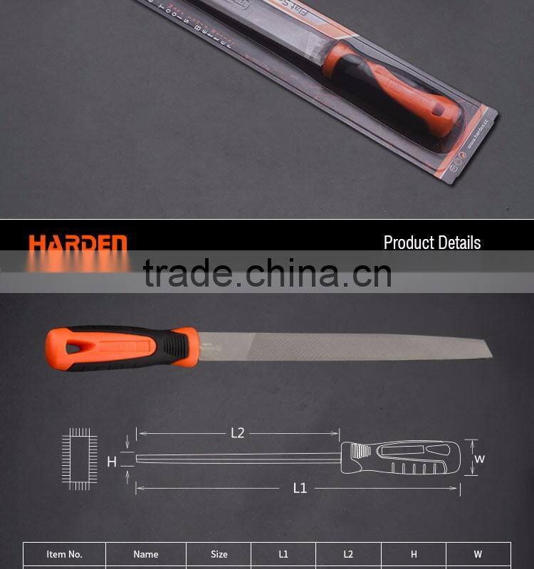 Professional Flat Second Cut File With Soft Handle