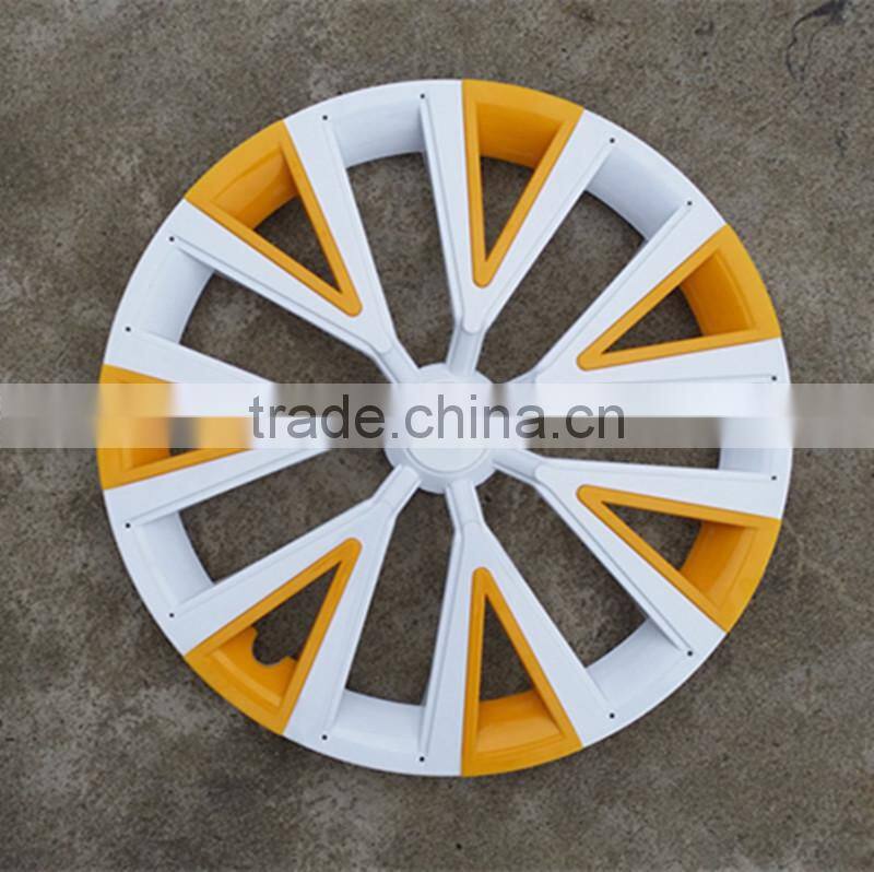 ABS High Quality 14inch WHITE/YELLOW Wheel Cover Color Car Wheel Cap