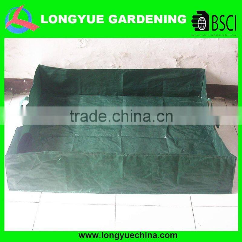 PE square garden flower reusable bag