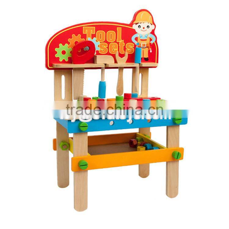 New product kids educational play set wooden toddler tool set W03D084