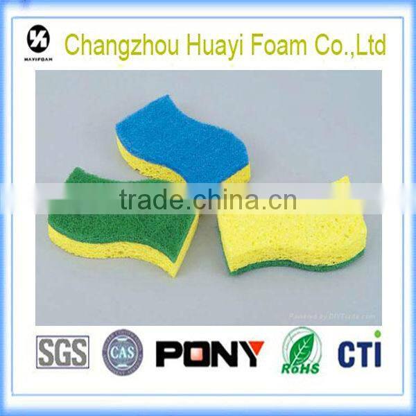 2013 hot seller colorful dish washing sponge