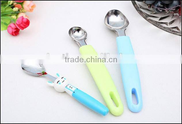 2015 hot sell food grade plastic kitchen stailess steel fork spoon,food grade plastic fork spoon
