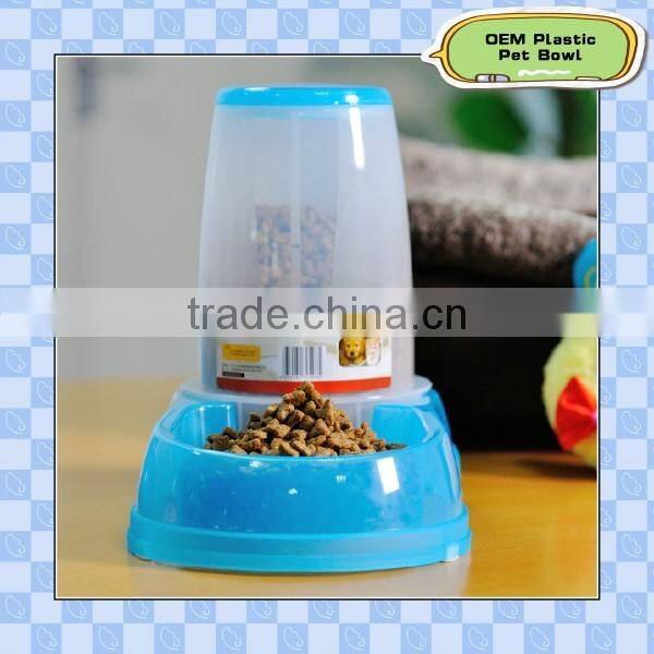 OEM high quality plastic dog bowl in China manufacturer/custom made plastic dog dish pet bowl maker/customized cheap pet bowl