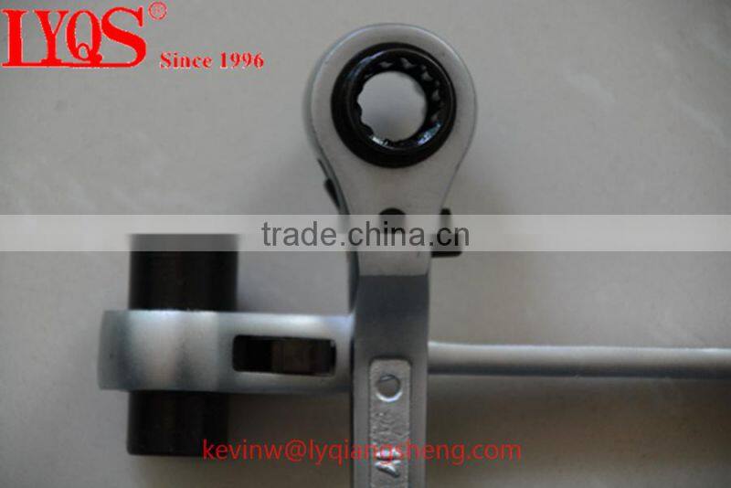 Drop forged carbon steel combination wrench set