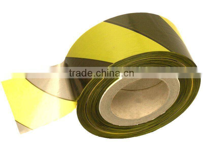 Non-adhesive warning reflective tape hazard tape