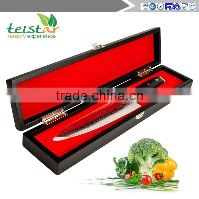 Japanese Chef Knife for Sushi 8 inch - Professional VG10 Damascus with Gift Case