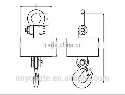 1-30T Wireless Crane Scale With Printer
