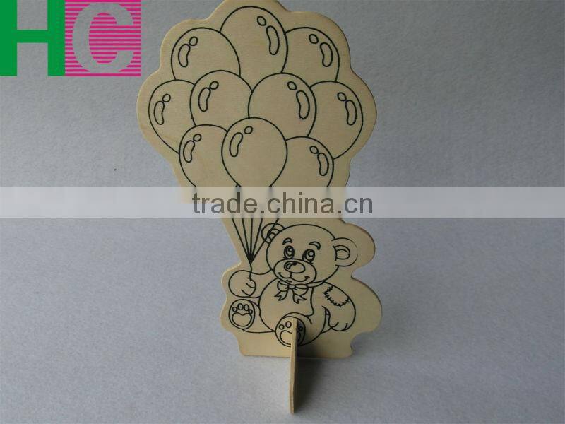 2017 DIY Paint Set for Kids,children wooden toy painting