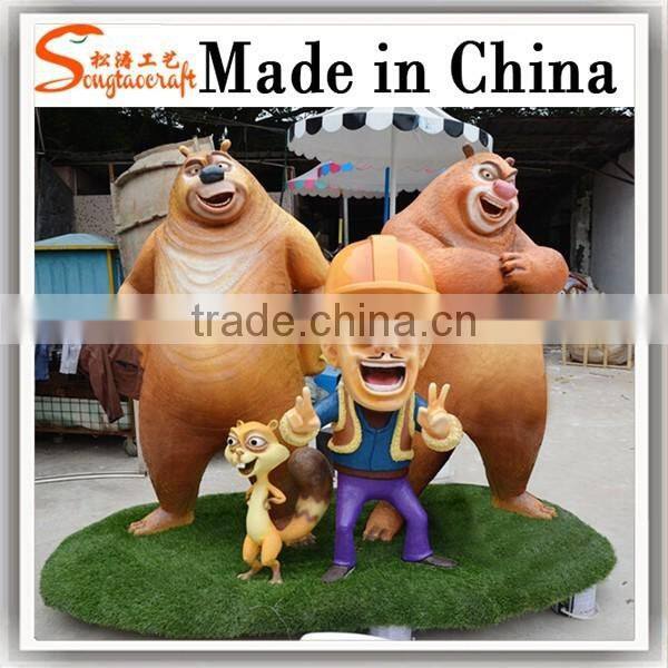 Alibaba China Life Size Concrete Cartoon Statue Molds for Sale
