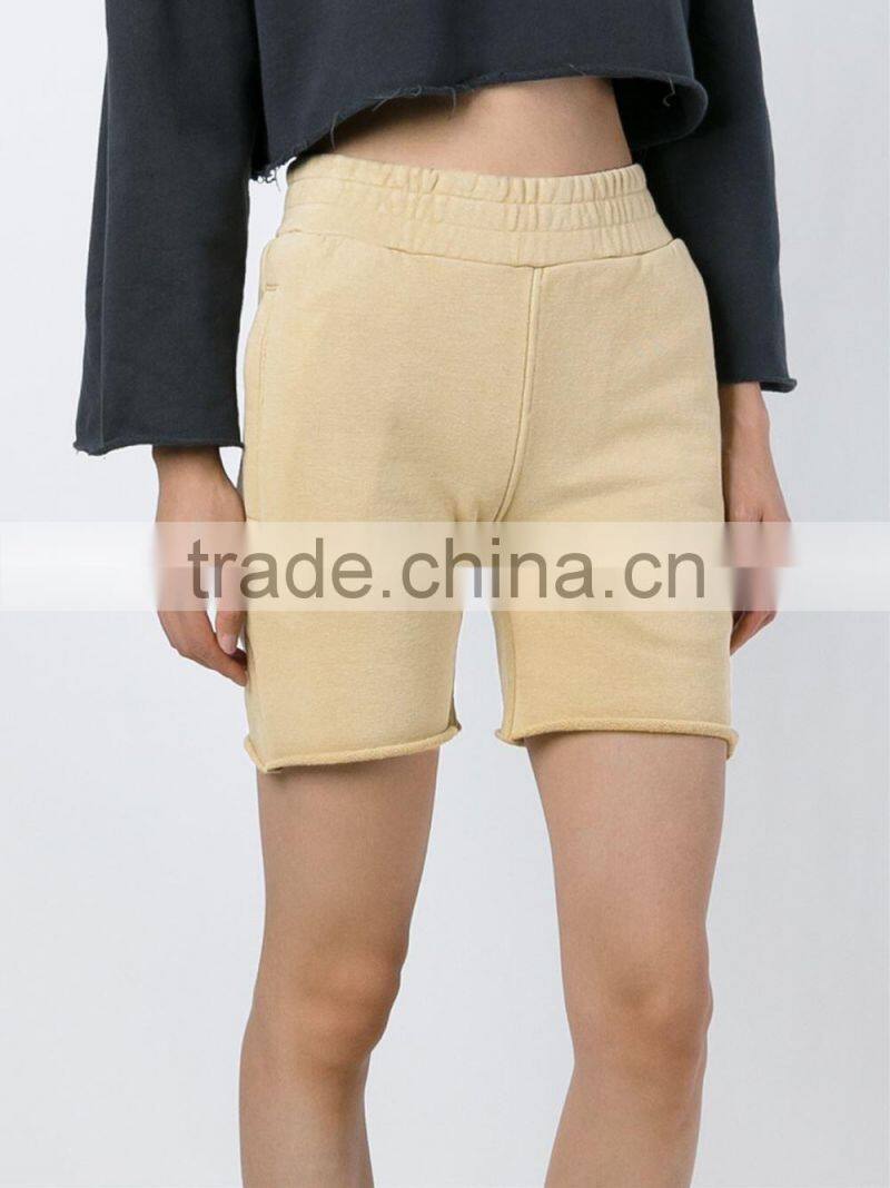 European Styles Fashion Women Loose Fitness West Track Shorts Pants Wholesale China Factory Custom Made Casual Shorts Pants