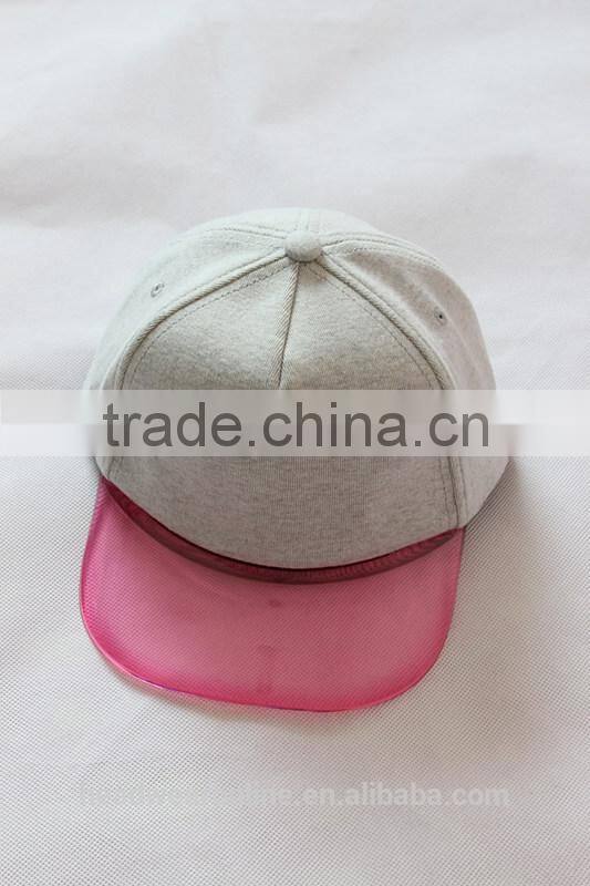 New Style Custom PVC Fluorescence Kid's Baseball Caps China Factory