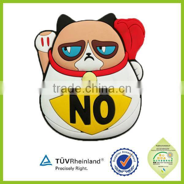 Heart shape raised logo paris souvenir 3D PVC magnet fridge magnet