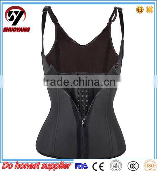 China Manufacturer New Latex Products Breathable Waist Trainer with Hole Design In Multiple Colors