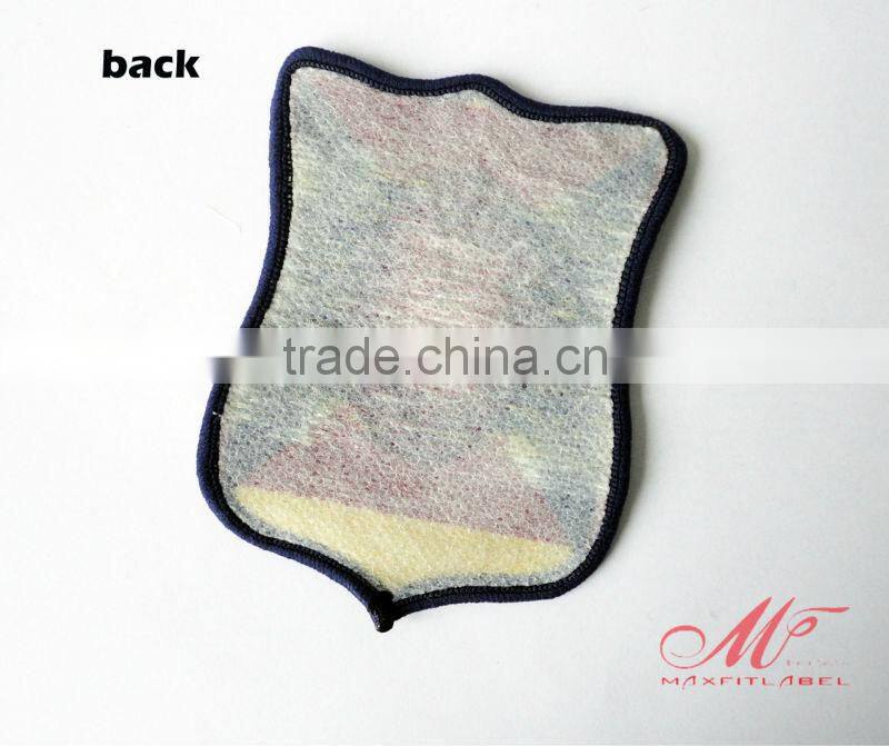 China excellent clothing badge woven fabric patch