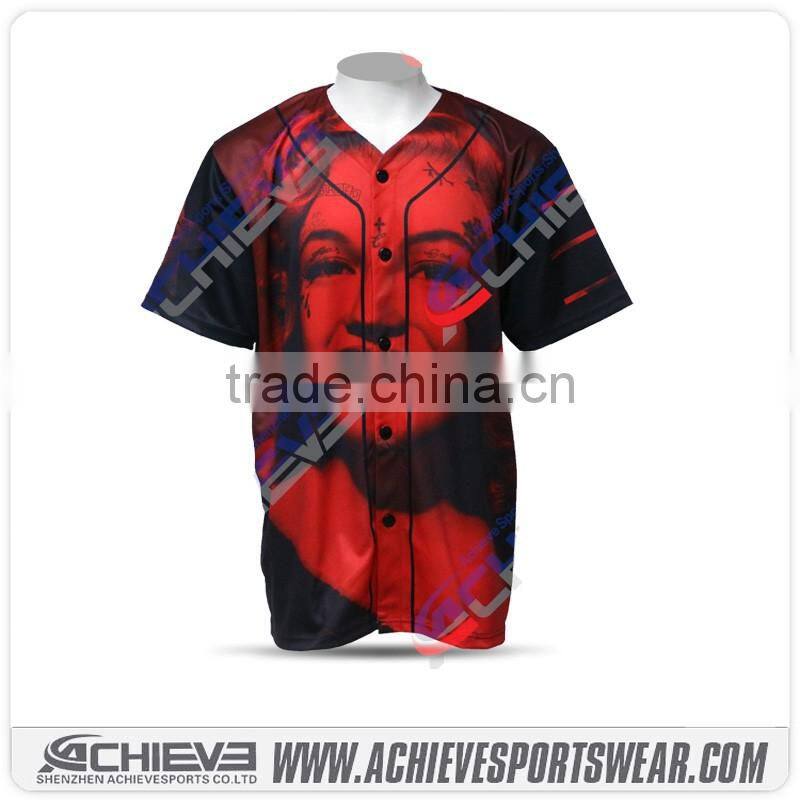 Athletic custom baseball jersey sublimated league game baseball shirts active baseball vest suits uniforms