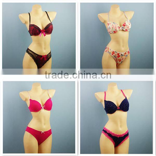 Stock Ladies Lingerie Bras And Panties Brief Panty Match Sets