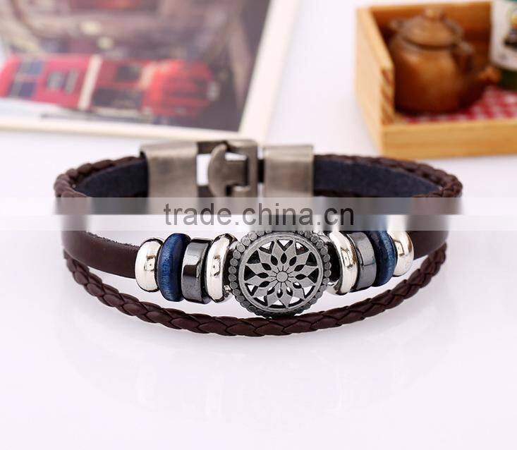 Handmade unique accessories men hand bracelet