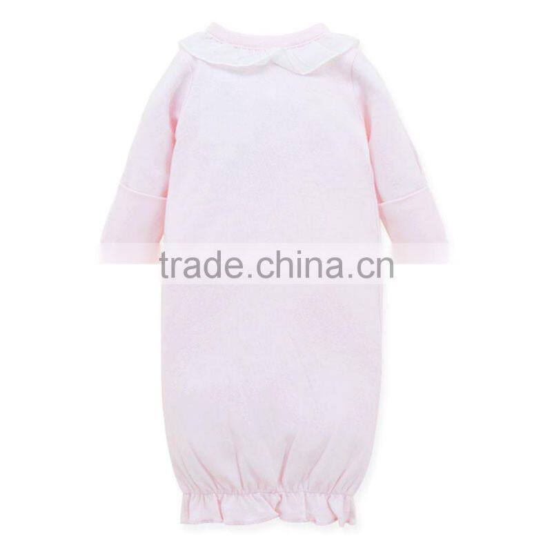 Hot Sale Baby Soft 100% Cotton Spring Autumn Winter Light Pink Newborn Baby Sleeping Bag