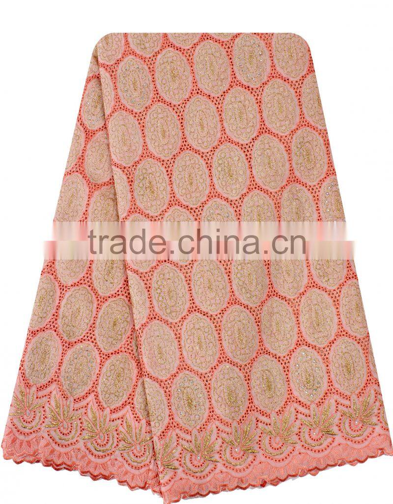 Shanghai African French Lace Fabrics 2017 Bestway Lace for Wedding