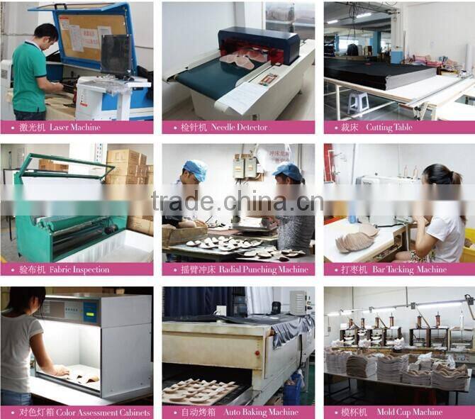 hot sexy pink MASSAGE Lace self-adhesive bra