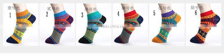 2015 Latest Vintage Style Cord knitting ankle socks