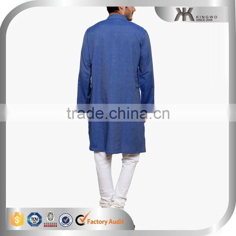 Long shirt 100%cotton latest shirts for men pictures kurti shirts