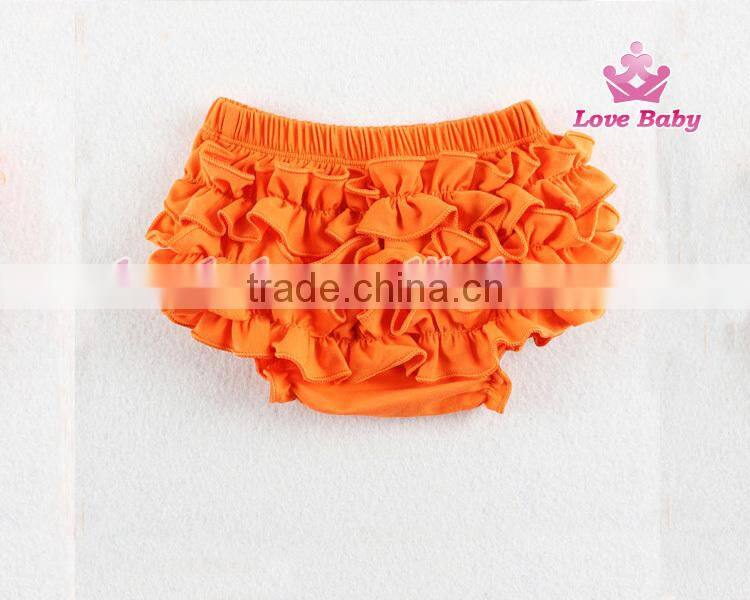 New Arrival Summer Little Girl Underwear Ruffle Cotton Kids Bloomer