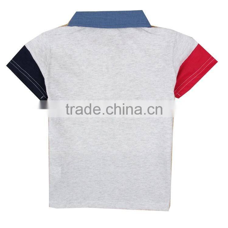 2016 latest t-shirt for boys polo t-shirts for kids