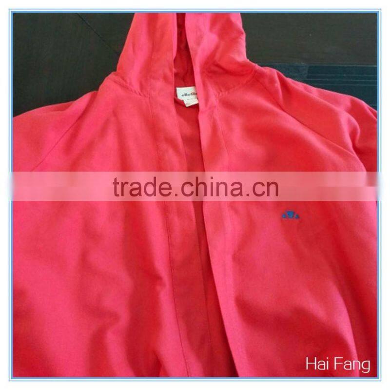Wholesale unisex microfiber bathrobe, polyester hooded microfiber bathrobe
