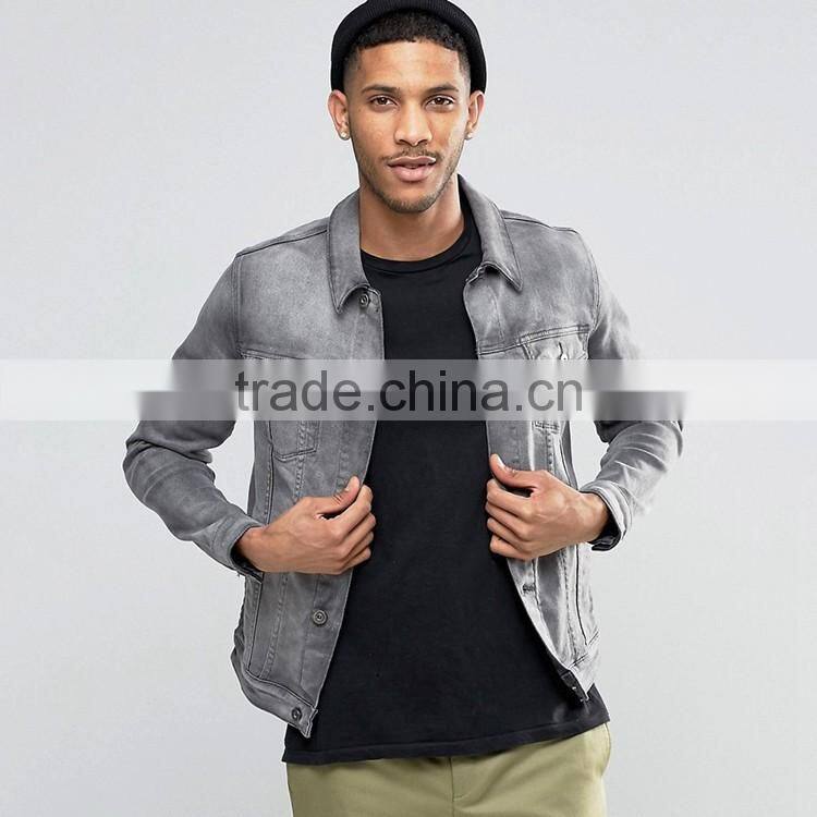 China Manufacturer OEM custom denim winter jacket men 2016
