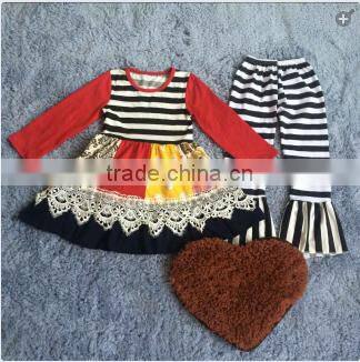 wholesale kids girl clothing fall cotton outfits leggings pants boutique Hallowmas girl clothing sets