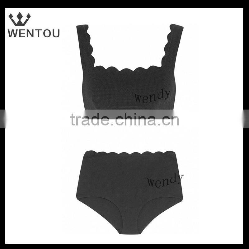 New design women High-Waisted Bikini Bottoms