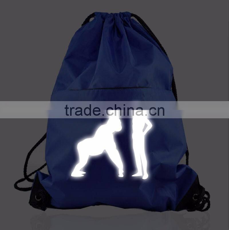 Smal MOQ t shirt reflective heat press logo stickers