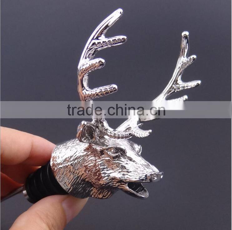 Stainless steel mi-lu Wine stopper,wine bottle stopper