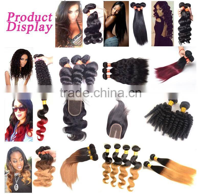 7A Ombre Hair Extensions 1B/30# Brazilian Virgin Hair Cheap Ombre Brazilian Hair Straight
