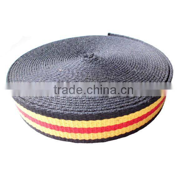 100% cotton woven bag straps