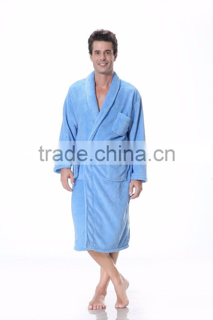 coral fleece beauty bathrobe unisex salon beauty bathrobe