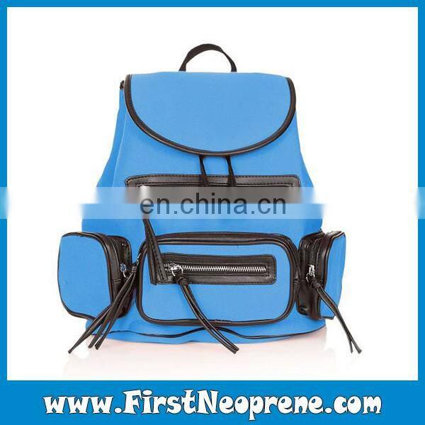 Shinning Star Cool Black Lightweight Neoprene Backpack