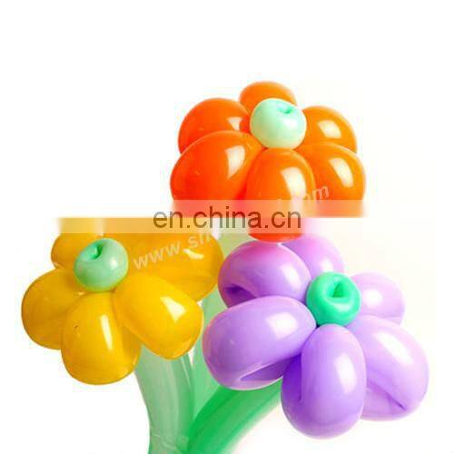 Magic flower shaped latex balloons with different style