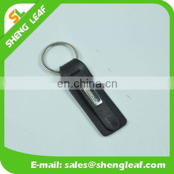 Top A quality leather car keychain with custom logo