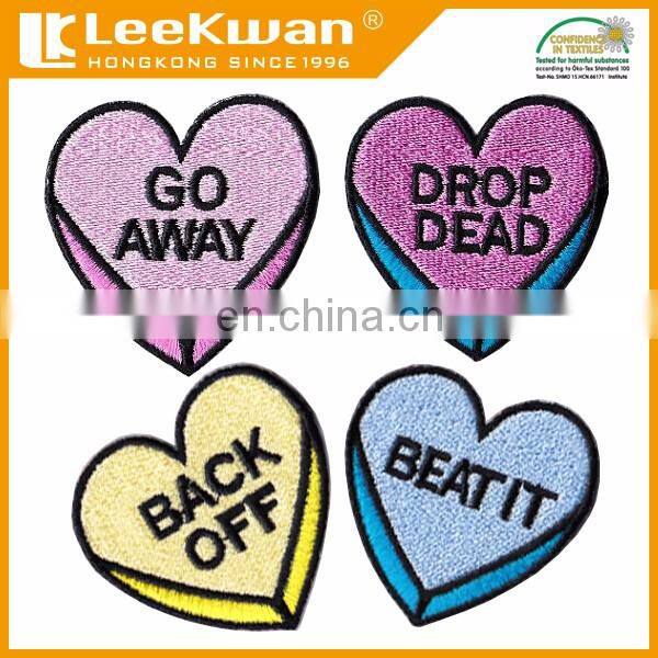 Custom embroidered patches