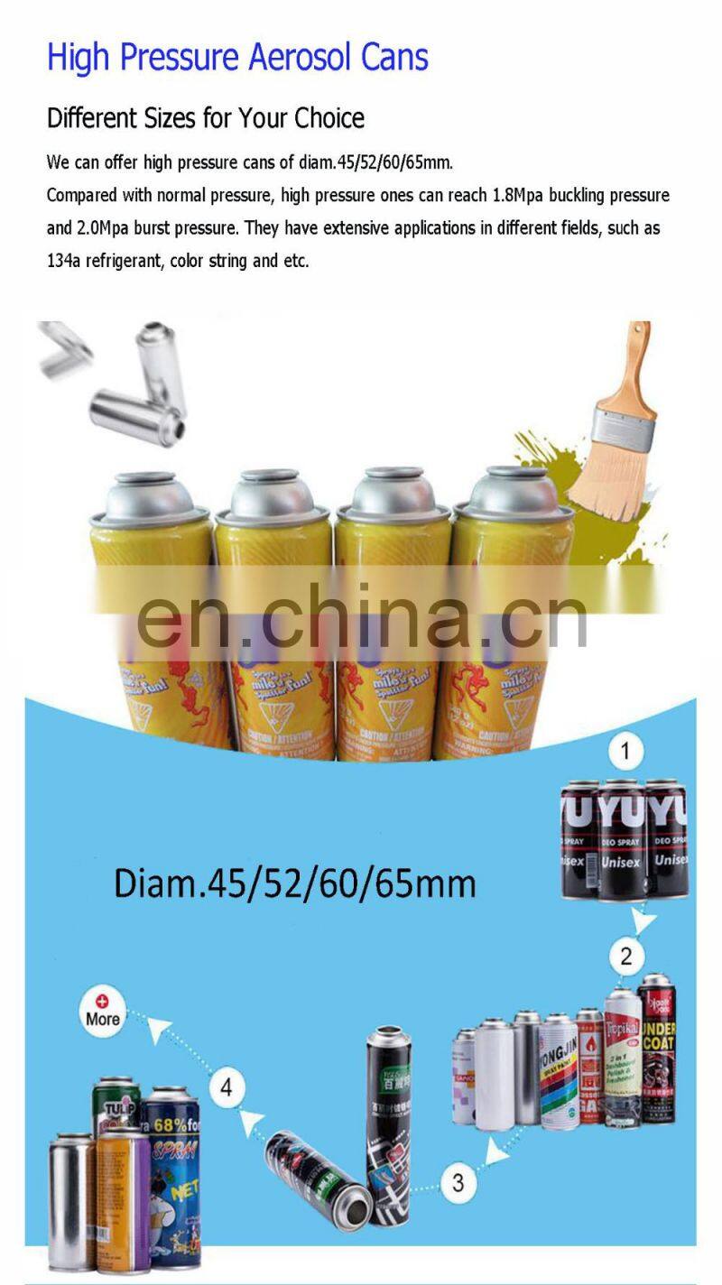 Empty Aerosol Can from factory with Metal Tin Can