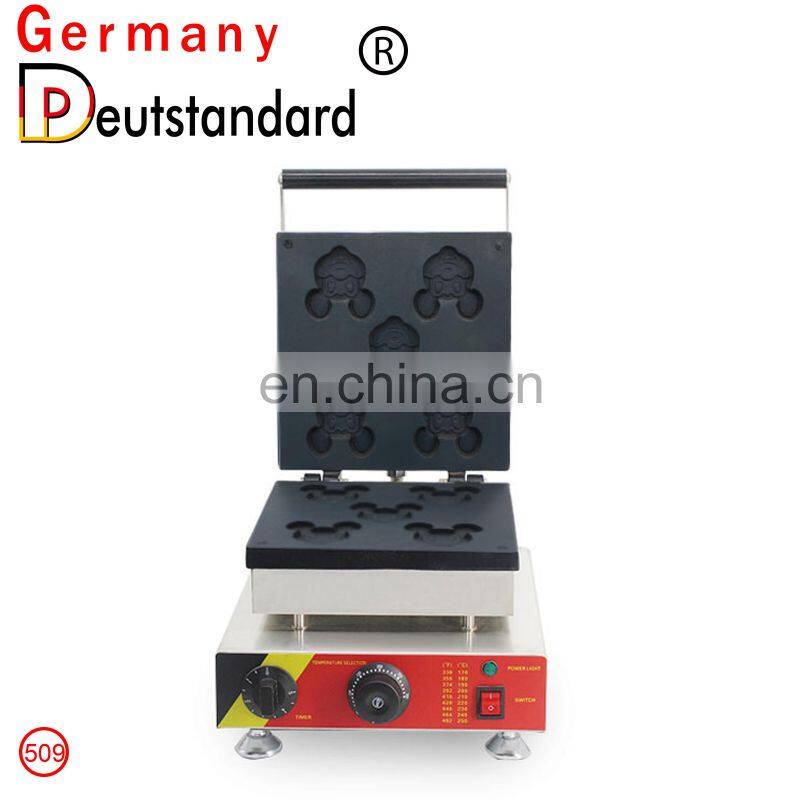 snack machine cartoon belgian waffle maker with waffle iron