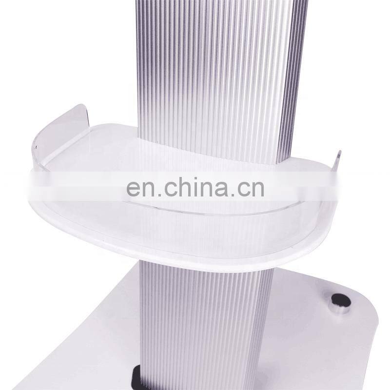 Four Wheels Salon Trolley Cart for Beauty Equipment Display Stand