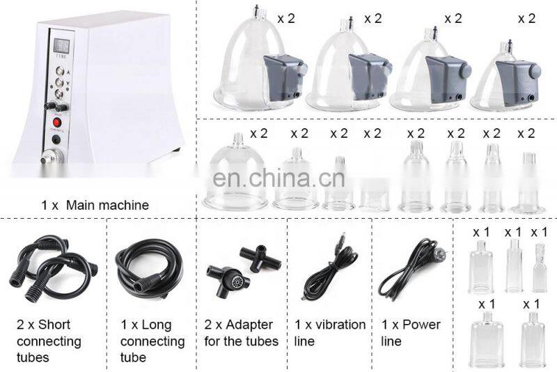 Wholesale Vacuum Therapy Buttocks Enlargement Breast Sucking Cup Breast Massage Machine