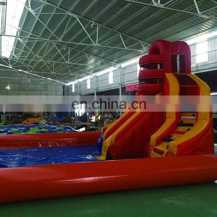 Factory sale inflatable slide, inflatable pool slide,/large inflatable dry slide and pool